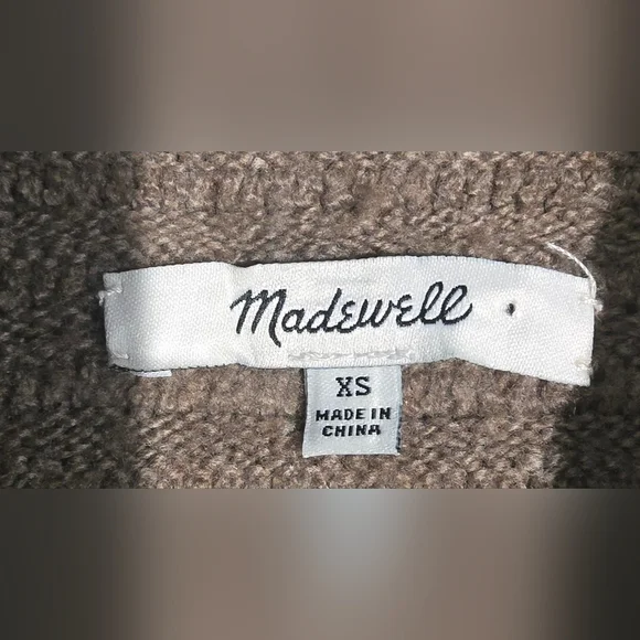 Madewell Belmont Mockneck Ribbed Sweater Size XS - Picture 2 of 6